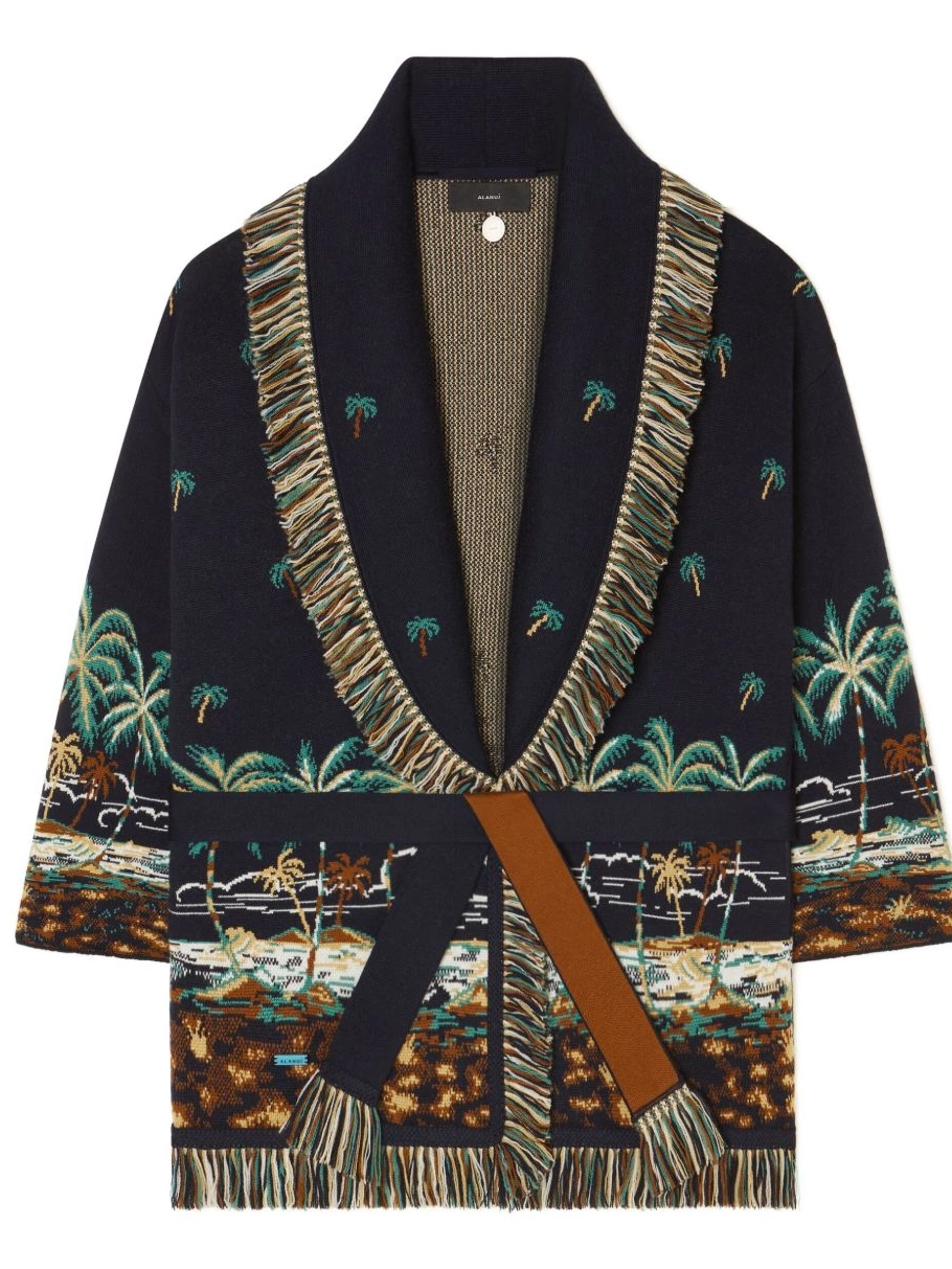Affordable Women Tale Alanui cardigan A The virgin-wool Hawaiian Of 0413
